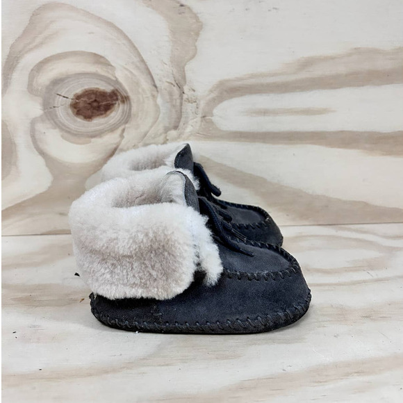 UGG Shoes Ugg Sparrow Ankle Boots Gray Kids Baby Girls 45 Sn